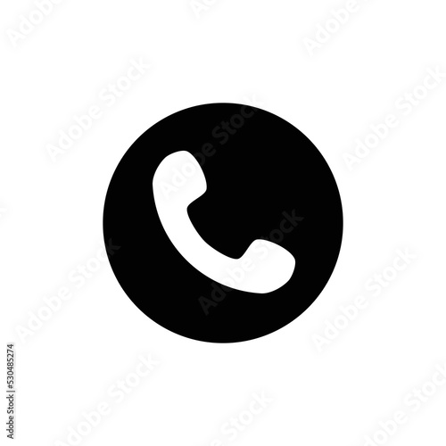 telephone icon vector design minimalist