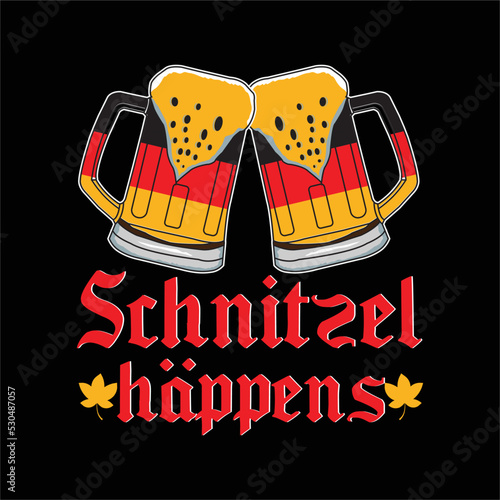 best happy octoberfest t shirt design vector beer