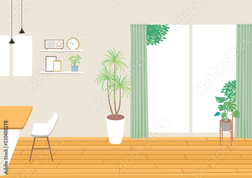 リビング　イラスト