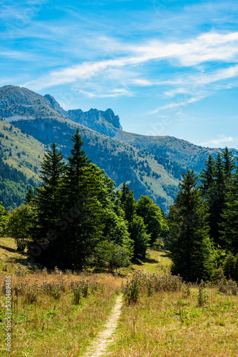 Le massif du Vercors en été