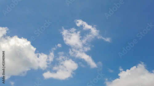 abstract background of blue sky with small clouds