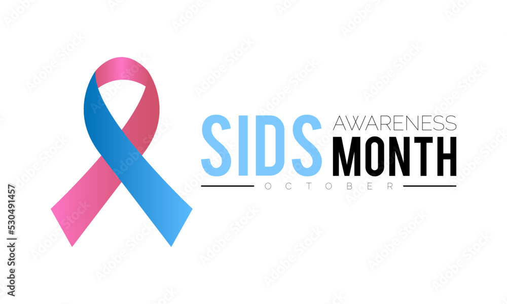 Vector illustration on the theme of Sudden Infant death syndrome (SIDS) awareness month is observed every year in Octobe. Vector illustration on the theme of Sudden Infant death syndrome (SIDS) awareness month is observed every year in Octobe.