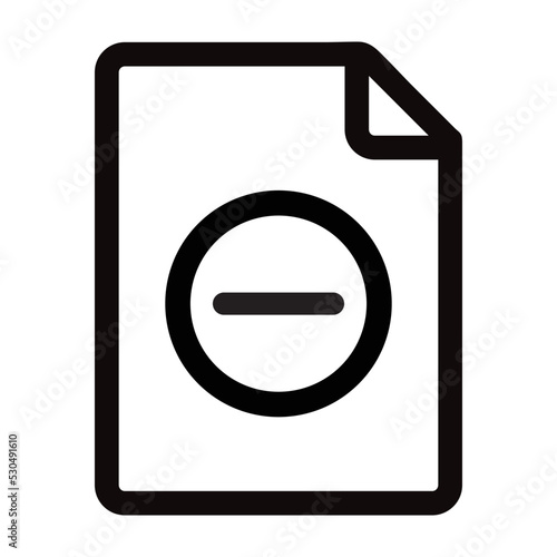 Delete File document symbol