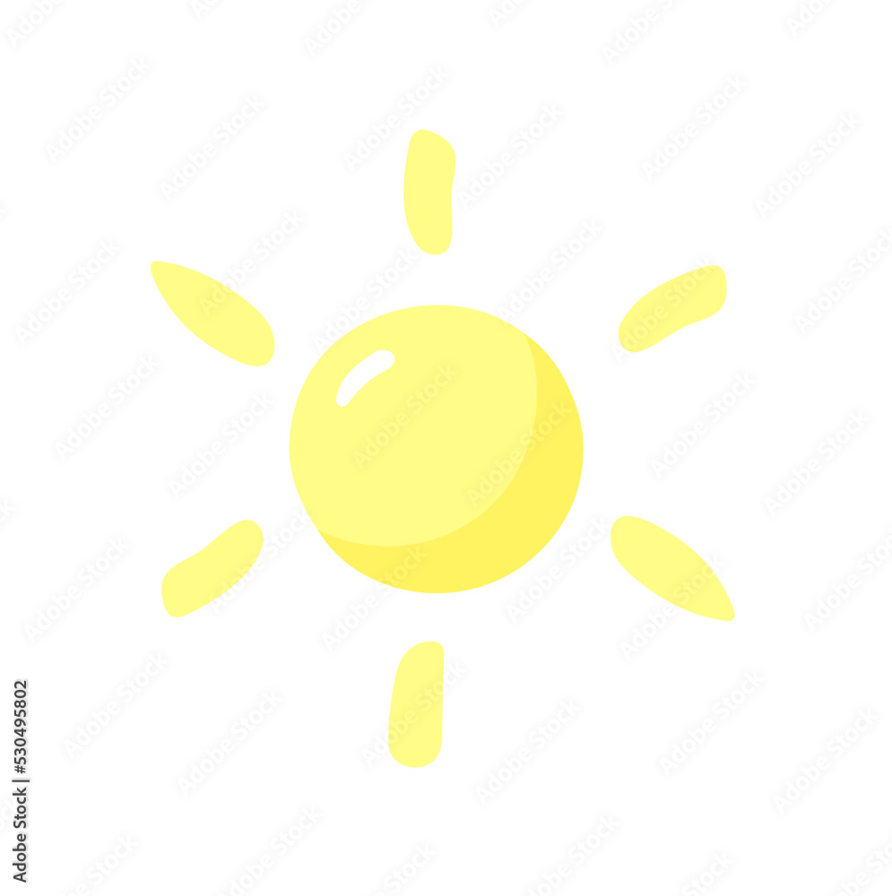 Słoneczko ilustracja