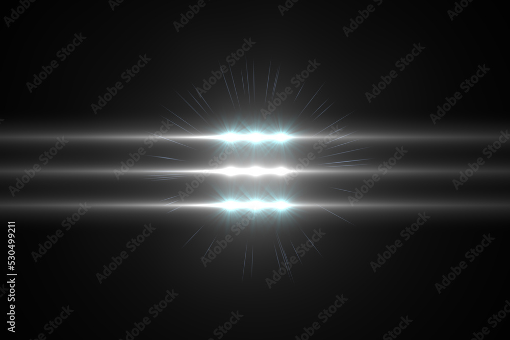 Natural, Sun flare on the black background Natural, Sun flare on the black background