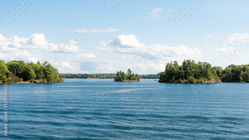 Beautiful landscape in the Thousand islands region