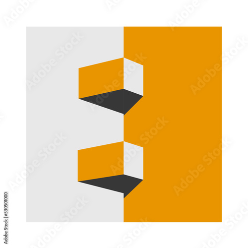 Simple architecture vector illustration minimalist old house