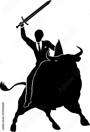 Bull Market Businessman Con...