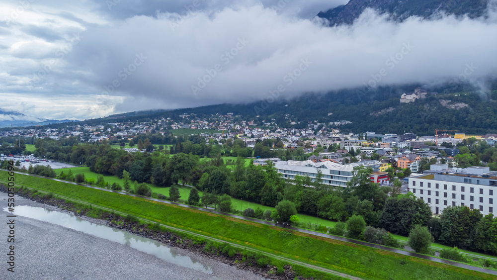Liechtenstein capital Vaduz aerial view from the drone - HD wallpaper - Vaduz Castle - Schloss Vaduz Liechtenstein capital Vaduz aerial view from the drone - HD wallpaper - Vaduz Castle - Schloss Vaduz