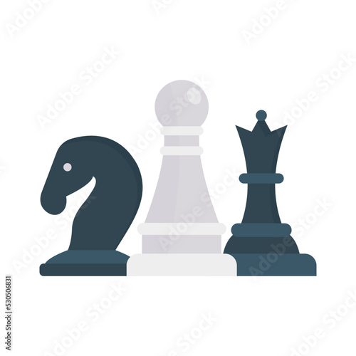 Chess pawn Vector Icon which is suitable for commercial work and easily modify or edit it

