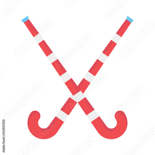 Hockey Vector Icon which is suitable for commercial work and easily modify or edit it

