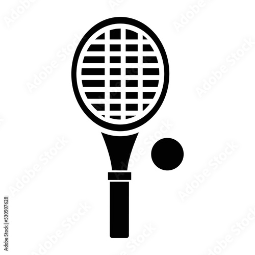 Tennis Vector Icon which is suitable for commercial work and easily modify or edit it
