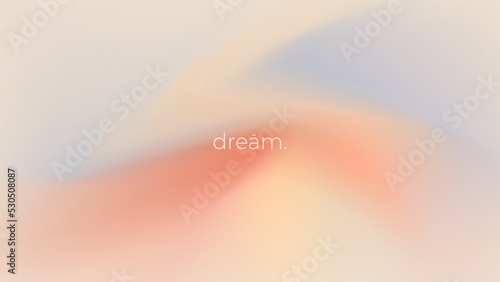 Pastel nude tone background design. Trendy soft gradient abstract illustration