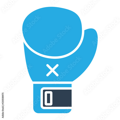 Boxing Gloves Vector Icon which is suitable for commercial work and easily modify or edit it

