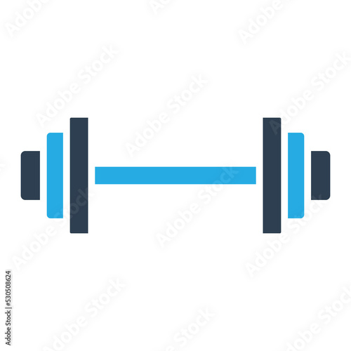  Dumbbell Vector Icon which is suitable for commercial work and easily modify or edit it
