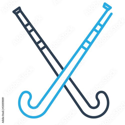 Hockey Vector Icon which is suitable for commercial work and easily modify or edit it
