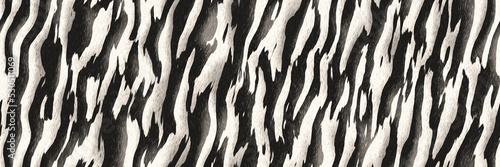 Zebra background seamless. 3d illustration