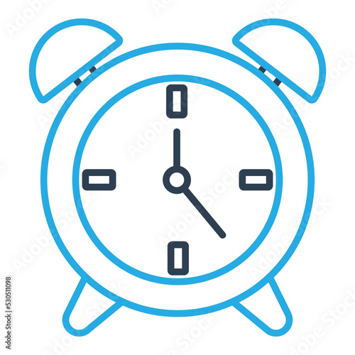 alarm clock Vector Icon which is suitable for commercial work and easily modify or edit it