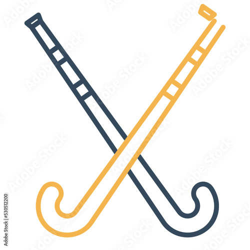 Hockey Vector Icon which is suitable for commercial work and easily modify or edit it

