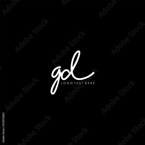 gd, gd letter logo, hand written gd logo, hand written logo