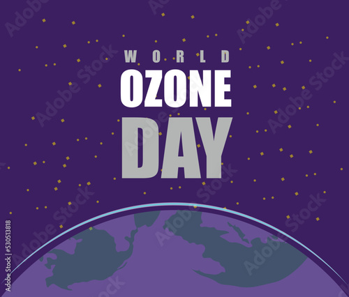 vector illustration for world ozone day