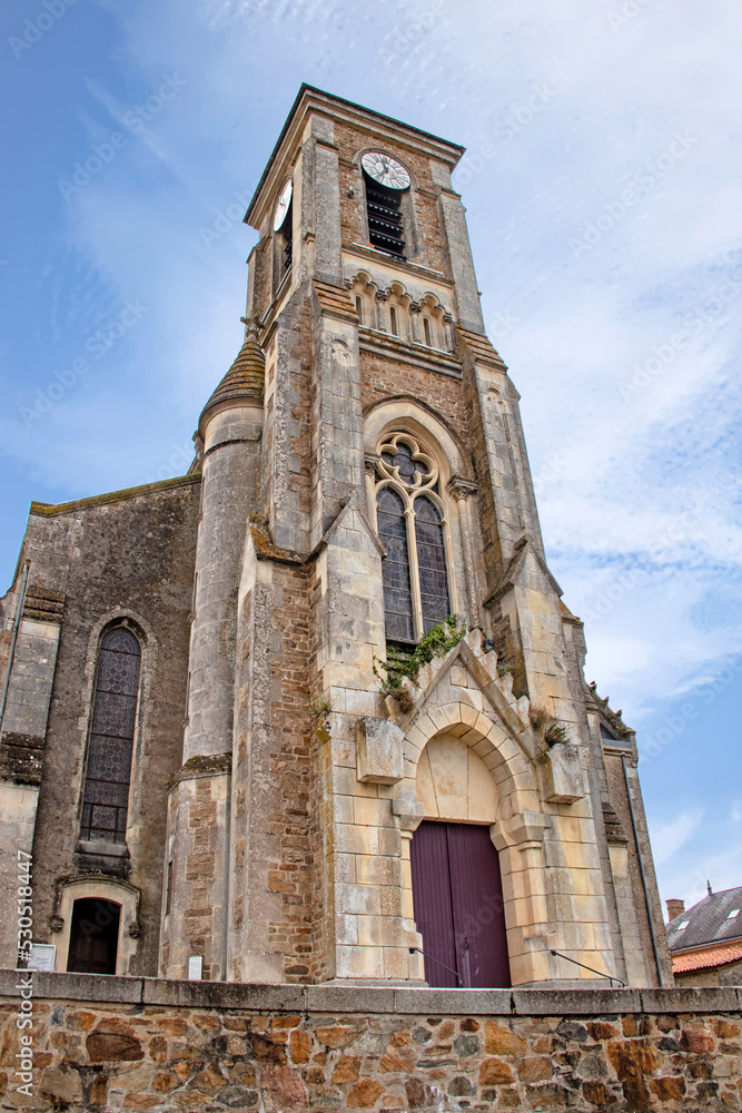 Talmont-Saint-HHilaire. Eglise Saint-Hilaire. Vendée. Pays de Loire	