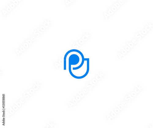 PU, UP initial logo monogram designs modern vector templates