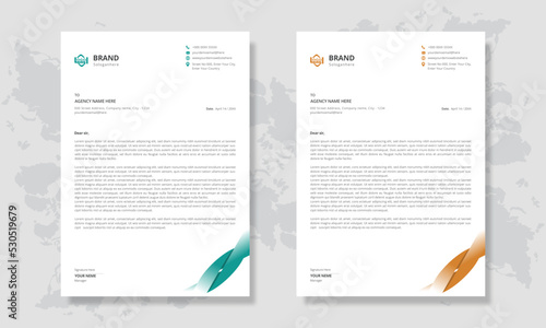 Creative and Modern Letterhead Design