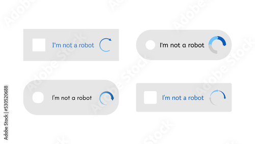 Template for entering captcha I'm not a robot
