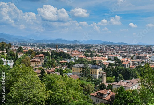 panorama of the city of Bergamo © Ben
