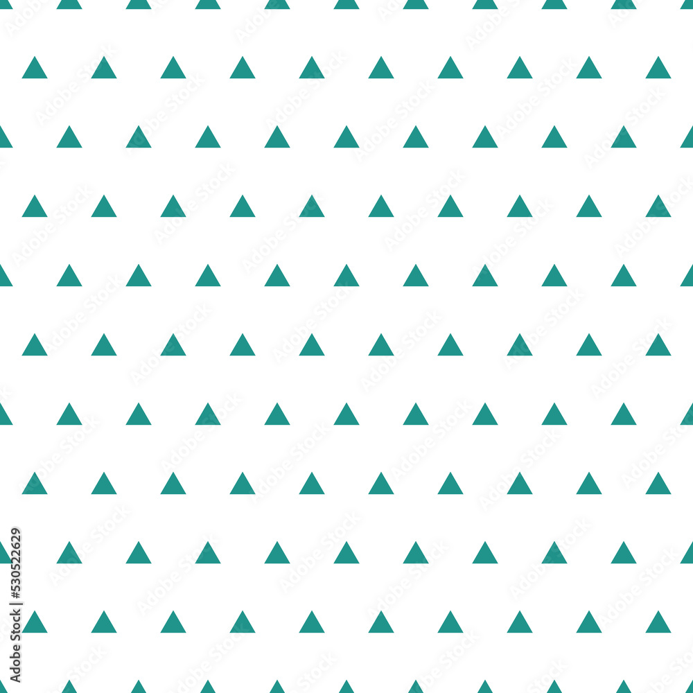 Contrasting geometric seamless pattern with triangular triangles, green background for scrapbooking and design Contrasting geometric seamless pattern with triangular triangles, green background for scrapbooking and design