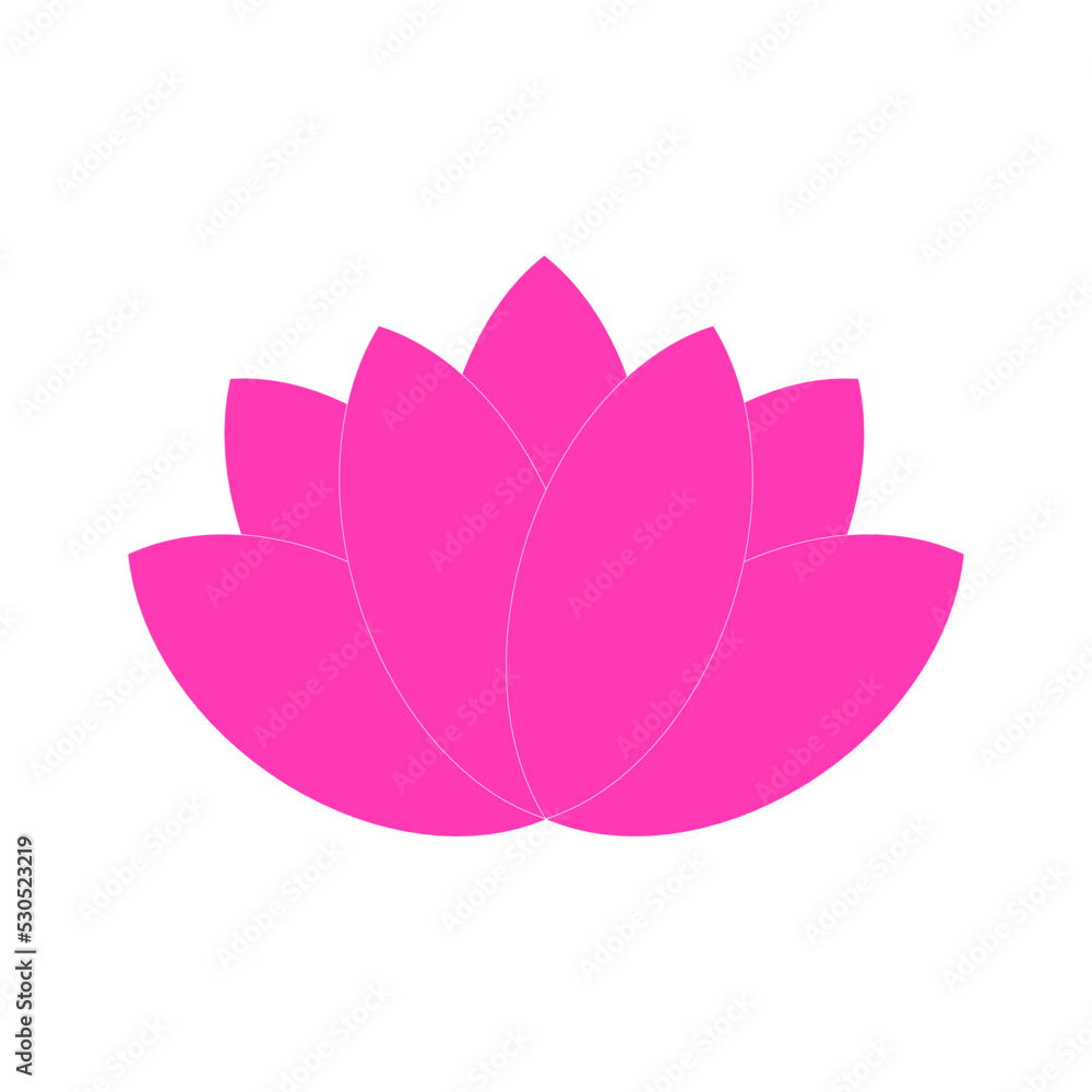 lotus icon ilustration vector lotus icon ilustration vector