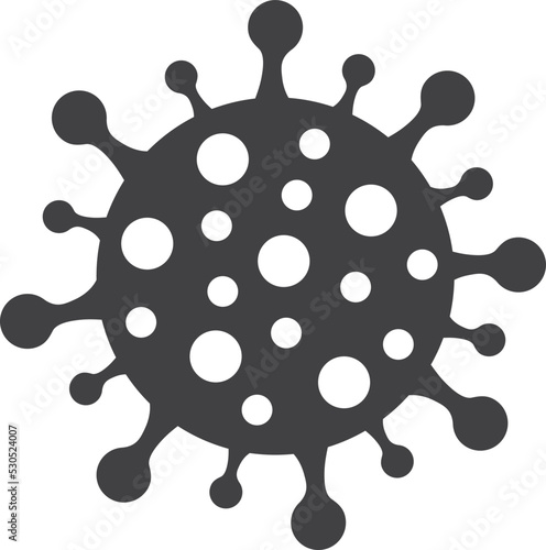 vector icon illustration of covid-19 virus