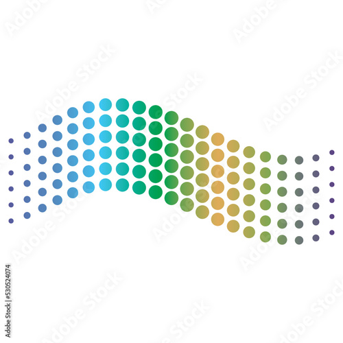 aurora logo design icon illustration vector template