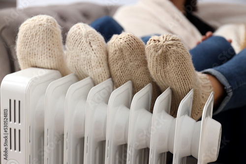 Photography Heating season, start of autumn and winter heating season