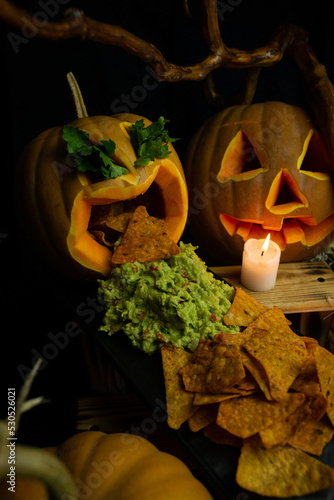 Halloween canape, Halloween food, Halloween pumpkin
