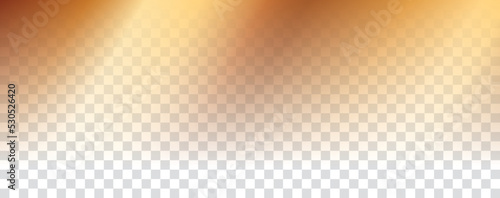 vector gold colored gradient background on transparent background