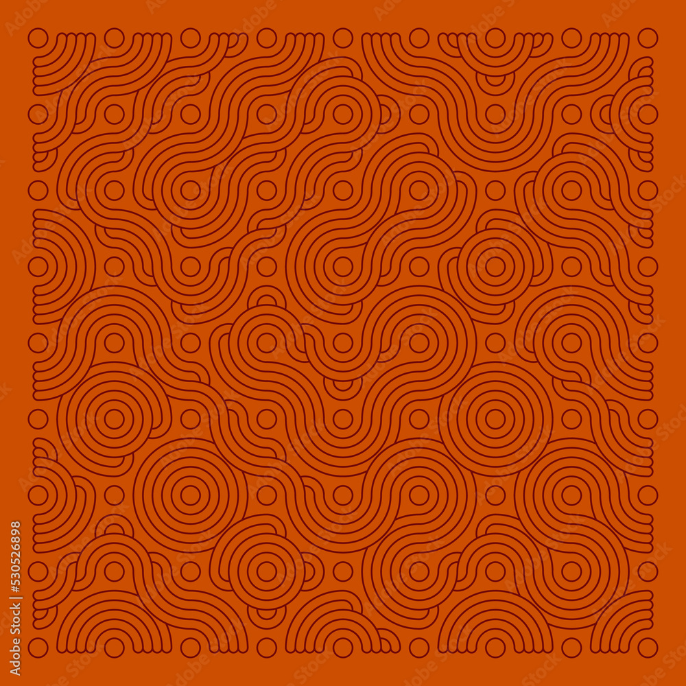 Color truchet tiling connections illustration Color truchet tiling connections illustration