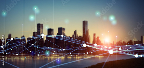 Photography Smart city and communication network