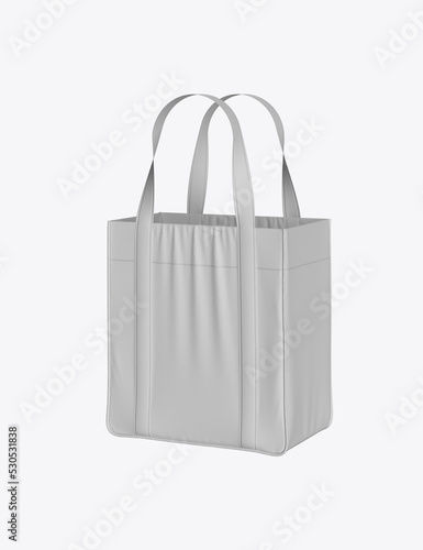 Wallpaper Mural Canvas Bag Mockup. 3D render Torontodigital.ca