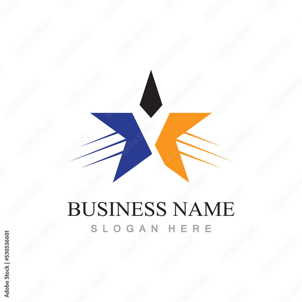 Obraz premium Star icon Template