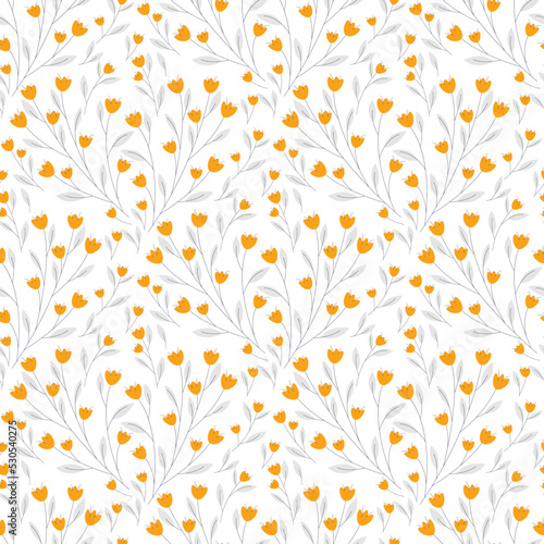 seamless pattern with flowers