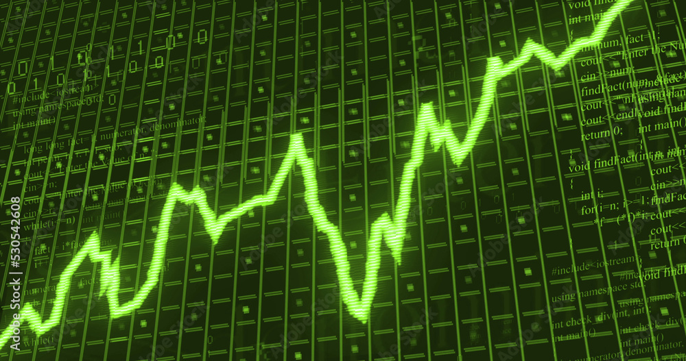 Image of inflation text over data processing Image of inflation text over data processing