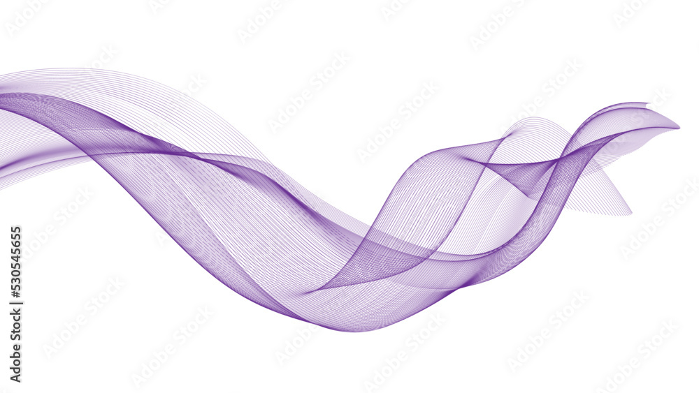 Vector illustration of violet on white pattern with nice curves transitons - beauty of geometry, suitable for different kind of backgrounds - presentations, documents, video, like HD, Full HD, 4K, 8K