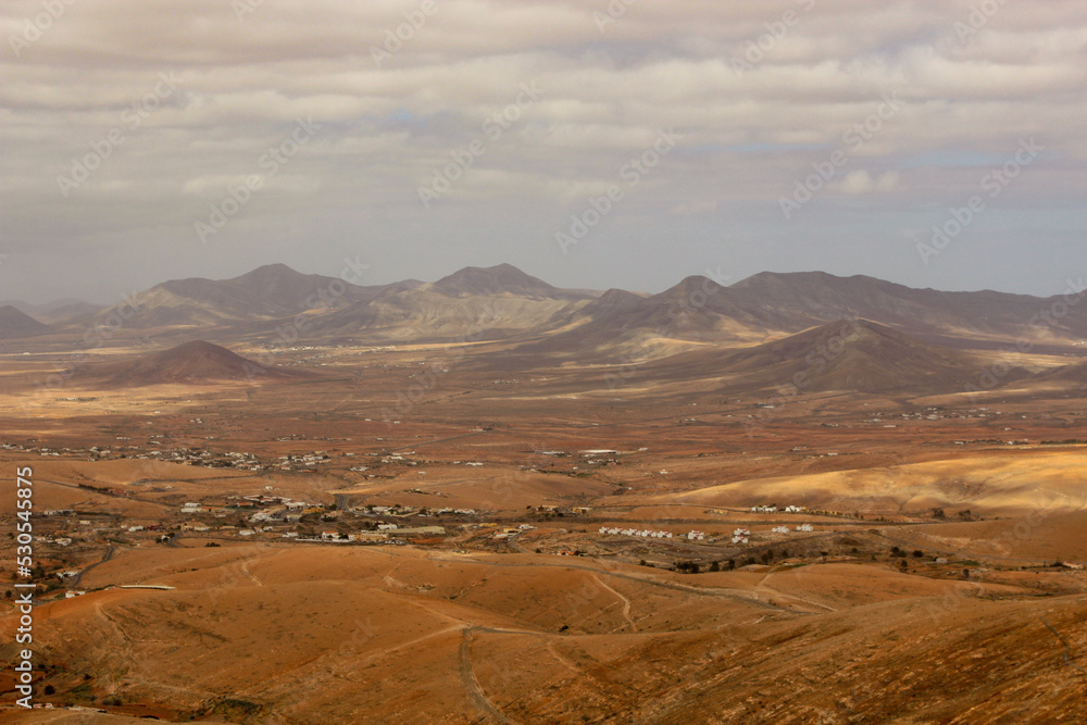 Landscape of the Canary Islands. Fuerteventura, Spain