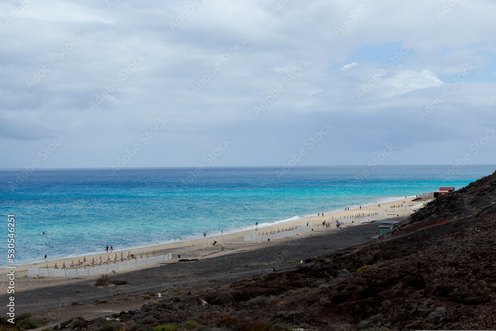 Coast of the Atlantic Ocean. Canary Islands. Fuerteventura, Spain