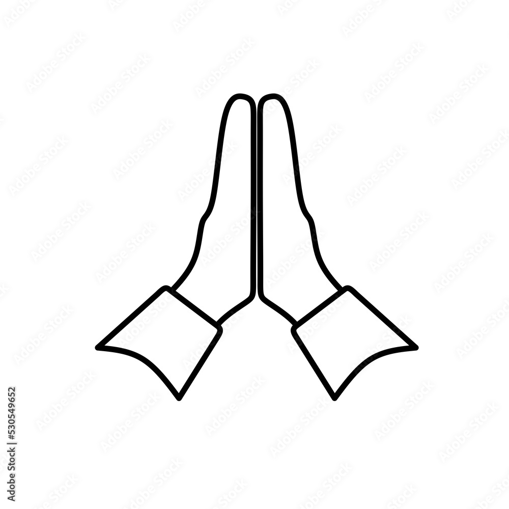 praying gesture hand icon with simple design. sorry gesture icon praying gesture hand icon with simple design. sorry gesture icon