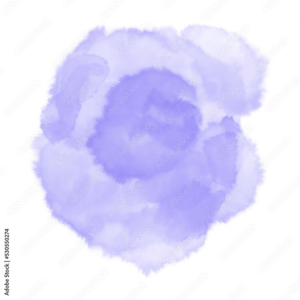 Watercolor stain