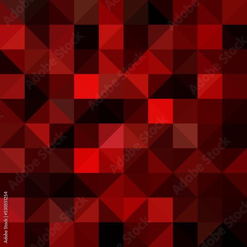 Geometric polygonal background in ruby. Bright red Polygonal Mosaic Background, Vector, Creative Business Design Templates. Abstract Background in garnet for your Design. EPS10.