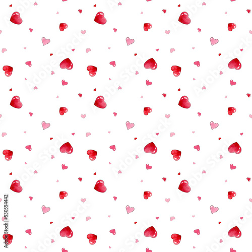 Pattern with hearts